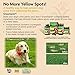 NaturVet – GrassSaver Supplement for Dogs – Healthy Supplement to Help Rid Your Lawn of Yellow Spots – Synergistic Combination of B-Complex Vitamins & Amino Acids – 120 Soft Chews