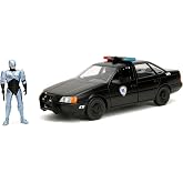 Jada Robocop 35th Anniversary 1:24 OCP Ford Taurus Die-Cast Car &amp; 2.75" Robocop Figure, Toys for Kids and Adults
