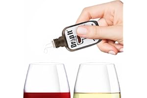 DROP IT DROP THE HEADACHE ENJOY THE WINE Drop It Original Wine Drops 4 Pack | Naturally Reduces Wine Sulfites and Tannins | Can Eliminate Wine Sensitivities, Allergies, and Histamines | Wine Wand Alternative | USA Made Wine Sulfite Remover
