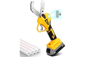 OHYES Cordless PVC/PEX Shear 600W Brushless Motor Compatible with DeWALT 18v 20v Max Battery(Battery not included) For Plumbing & Repair