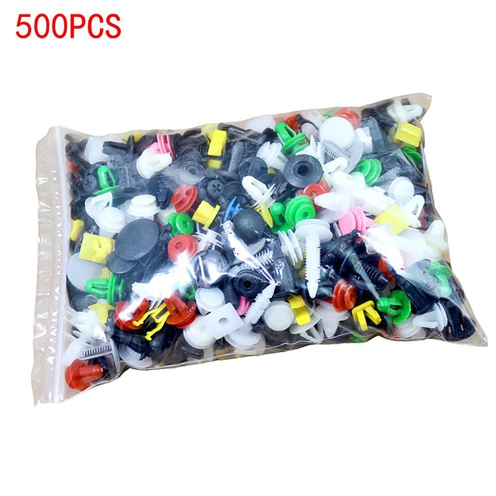 thumbnail image 2 of Azpartspro 500-Piece Mixed Auto Fastener Clip Kit - Bumper, Fender, Trim, Door Panel Rivets 2 of 4
