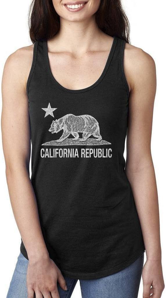 California Republic Vintage Women's Tank Top West Coast Tank Tops