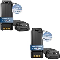 Batterie 3800mAh Pour BAOFENG UV-5R - BL-5L Lithium-ion 7.4V - Haute Capacité, Avec Câble USB (Camouflage) - 13