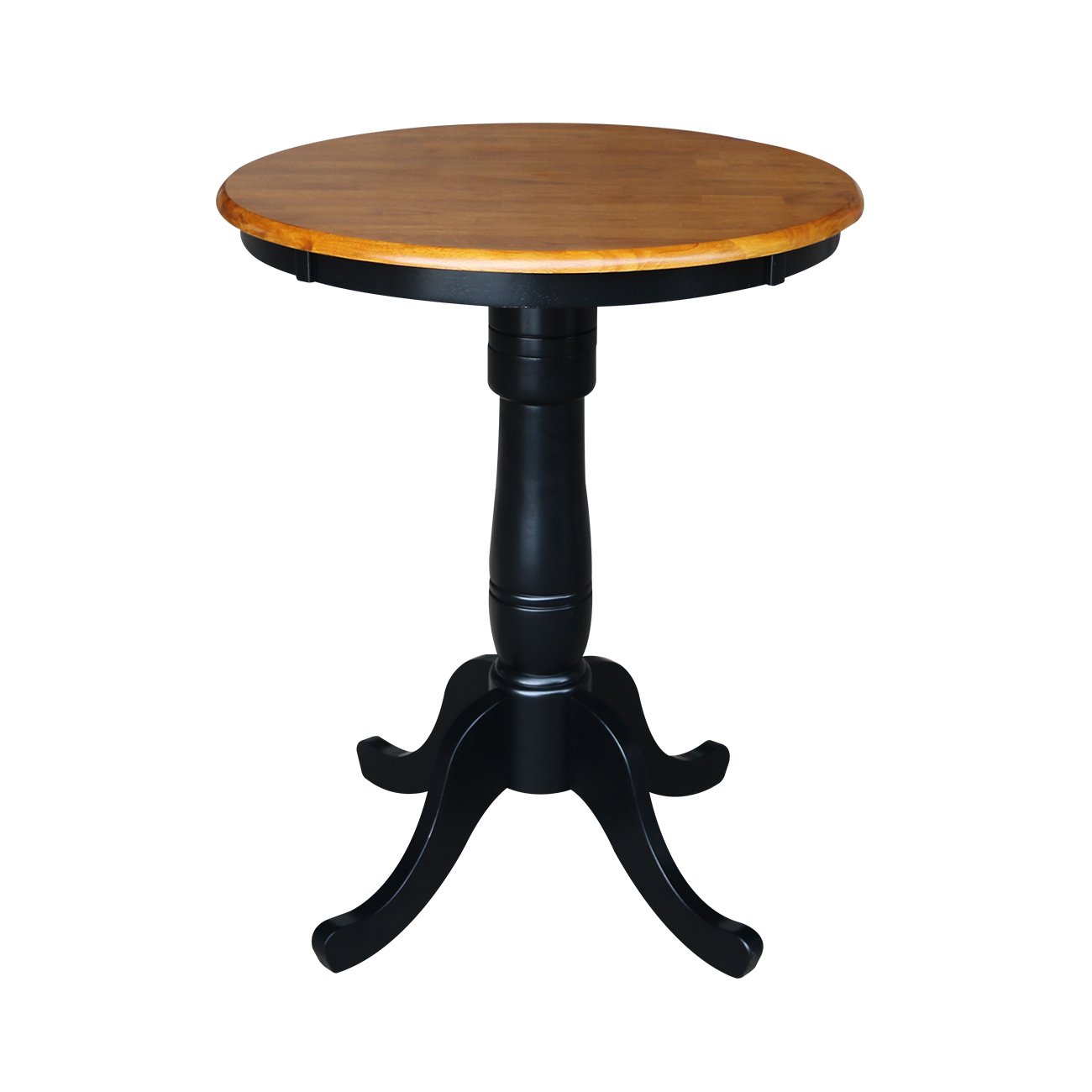 International Concepts Table, Counter Height, Black/Cherry