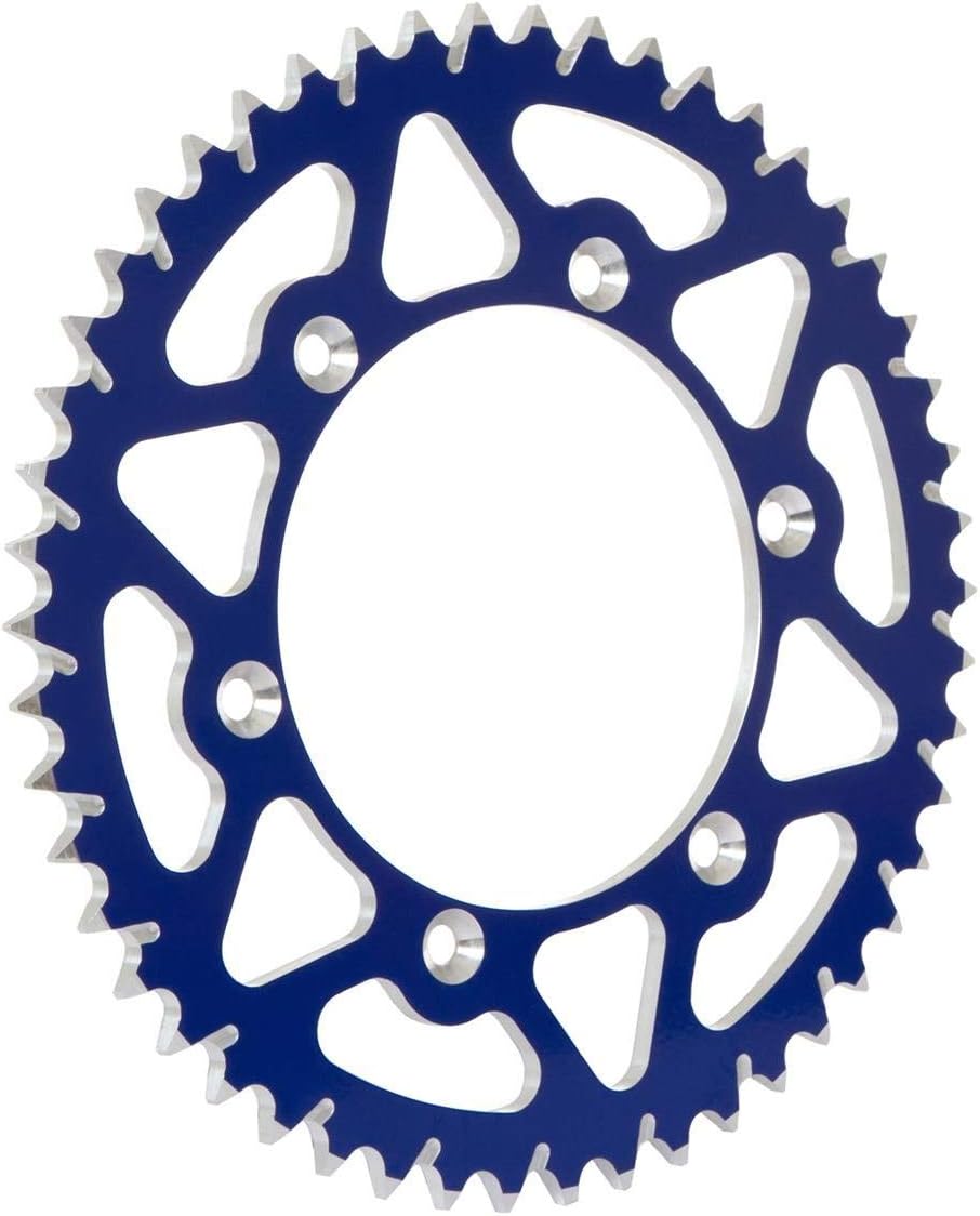 Fritzel Chain Wheel Aluminium 520 PITCH Pinking Royal Blue Yamaha YZ 125/250, YZF 250/426/450 WRF 250/400/426/450, 49 teeth