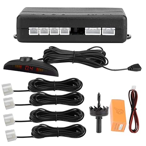 Amazon.com: Car Parking System,Car English Voice Broadcast Reverse ...