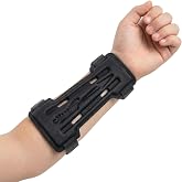 MARKEEP Archery Arm Guard, Adjustable Breathable Bowstring Protector Bracer | Compound &amp; Recurve Bow,2/3 Elastic Straps,Ergonomic Non-Slip Fit,Quick-Release Buckles,Hunting,Target Shooting,Youth &amp; Adults