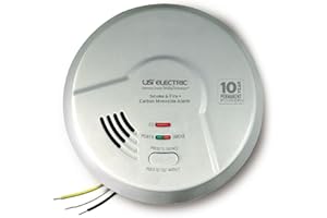 Universal Security Instruments Hardwired 10 Year Tamper Proof Permanent Power Sealed Battery 3-in-1 Universal Smoke Sensing &