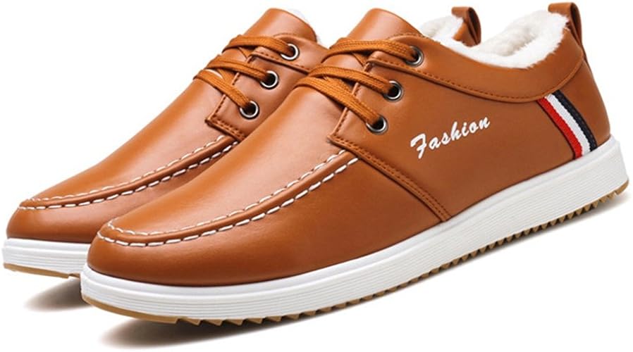 Amazon ドリーマー メンズ スノーブーツ 冬靴 カジュアルシューズ レースアップ 防寒 防水滑 雪用 ボア 暖かい 晴れ雨兼用 ウィンターブーティー 裏起毛 厚底 黒 白 ブラック ホワイト 茶色 ブラウン 男性 おしゃれ スニーカー ローカット ドリーマー ブーツ