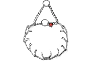 Herm Sprenger Stainless Steel Prong Dog Training Collar Ultra-Plus Pet Pinch Collar No-Pull Collar for Dogs Anti Pull Training Collar Made in Germany 2.25mm x 16in Small