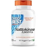 Doctor's Best Nattokinase - 2, 000 FU of Enzyme, Supports Heart Health & Circulatory & Normal Blood Flow, Non-GMO, Gluten Fre