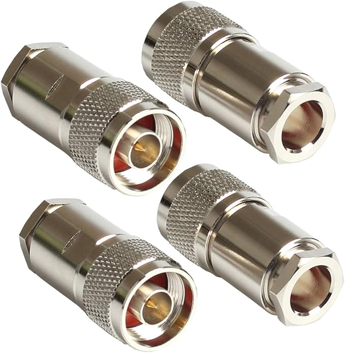 N Connectors Male Rf Coaxial Connector for LMR400 Cable