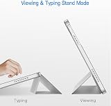 JETech iPad Case A16 11th/10th Gen 11in 2022 2025 Slim Smart Cover Translucent view 4
