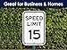 Speed Limit 15 MPH Sign, 12x18 Inches, 3M EGP Reflective .063 Aluminum, Fade Resistant, Made in USA