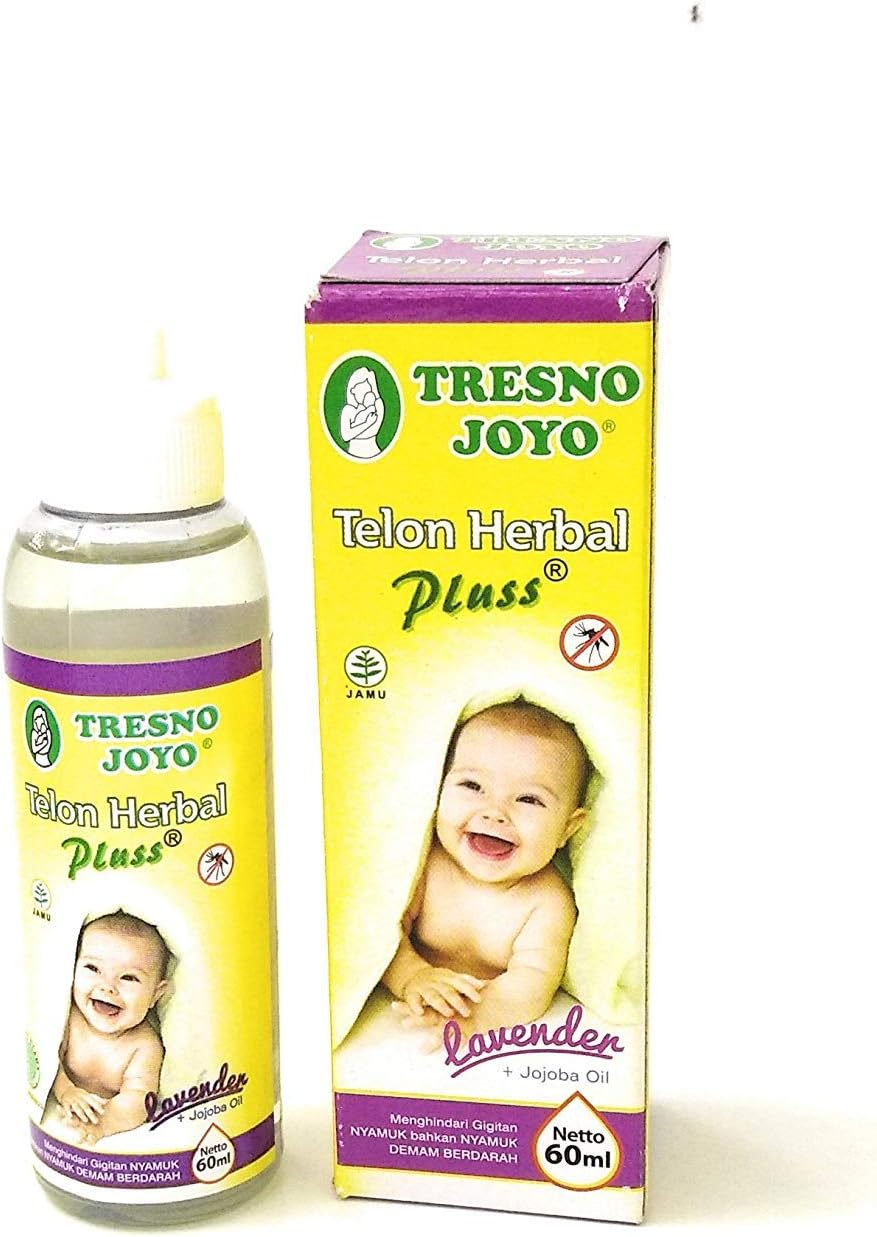 Minyak Telon Oil Herbal Plus - Lavender, 60 Ml (Pack of 3)