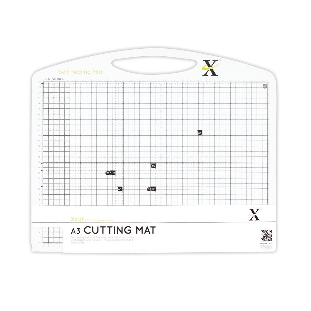Docrafts A3 Self Healing Duo Cutting Mat, Black and White