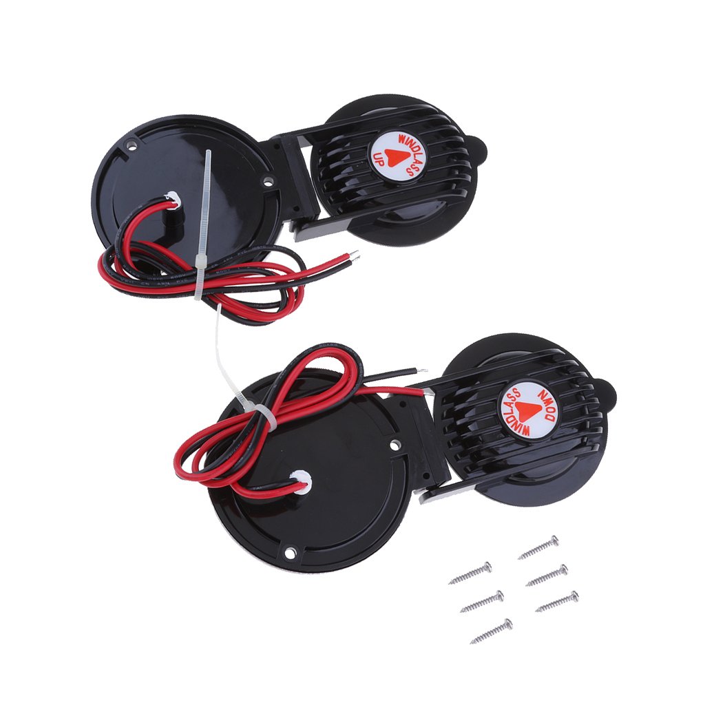Perfeclan 2 Pieces Marine Boat Anchor Windlass Winch Foot Compact