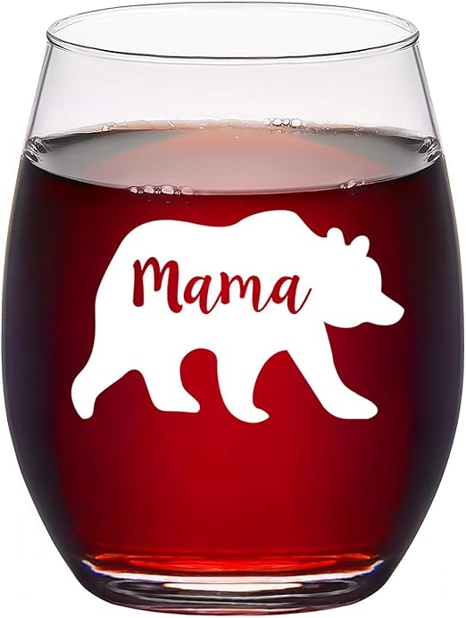 mama wine glass