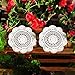 KEPSWET Pack of 6PCS White 8