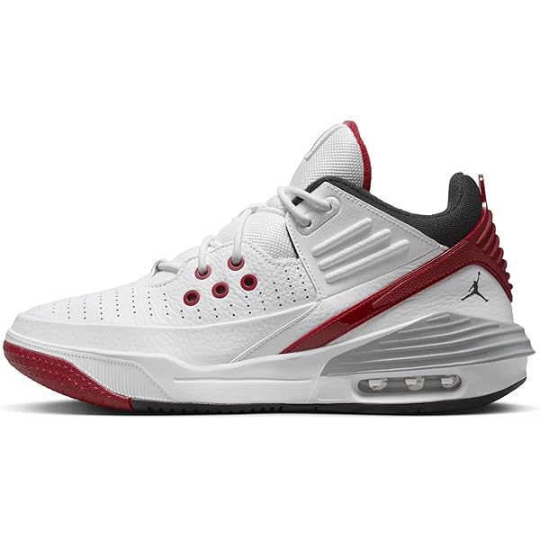 Amazon.com | Jordan Max Aura 5 Men's Shoes (DZ4353-101, White/Varsity  Red/Wolf Grey/Black) Size 13 | Basketball