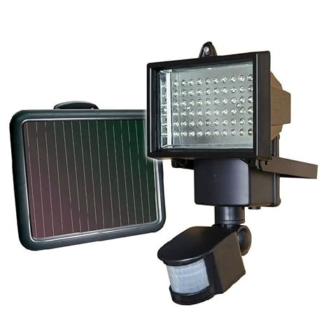 SZYSD 60 LED Solarlampe Solarleuchte Außen Solarstrahler Bewegungsmelder Leuchte