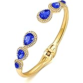 INNERDIVA Gold Bangle Cuff Bangle Bracelet For Women Boho Open Bangle Cuff Bracelets Fashion Jewelry