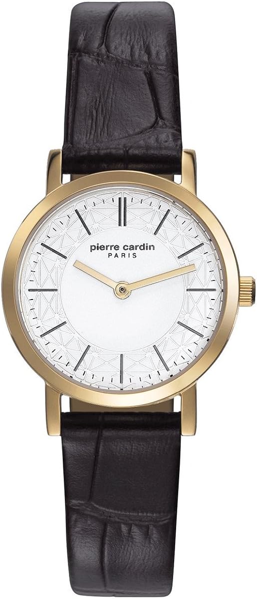 Pierre Cardin Womens Analogue Classic Quartz Watch with Leather Strap