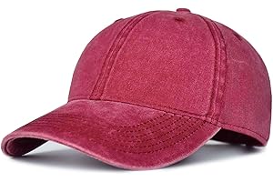 TSSGBL Vintage Cotton Washed Baseball Caps Unstructured Low Profile Adjustable Distressed Dad Hat for Men Women S-M-L-XXL