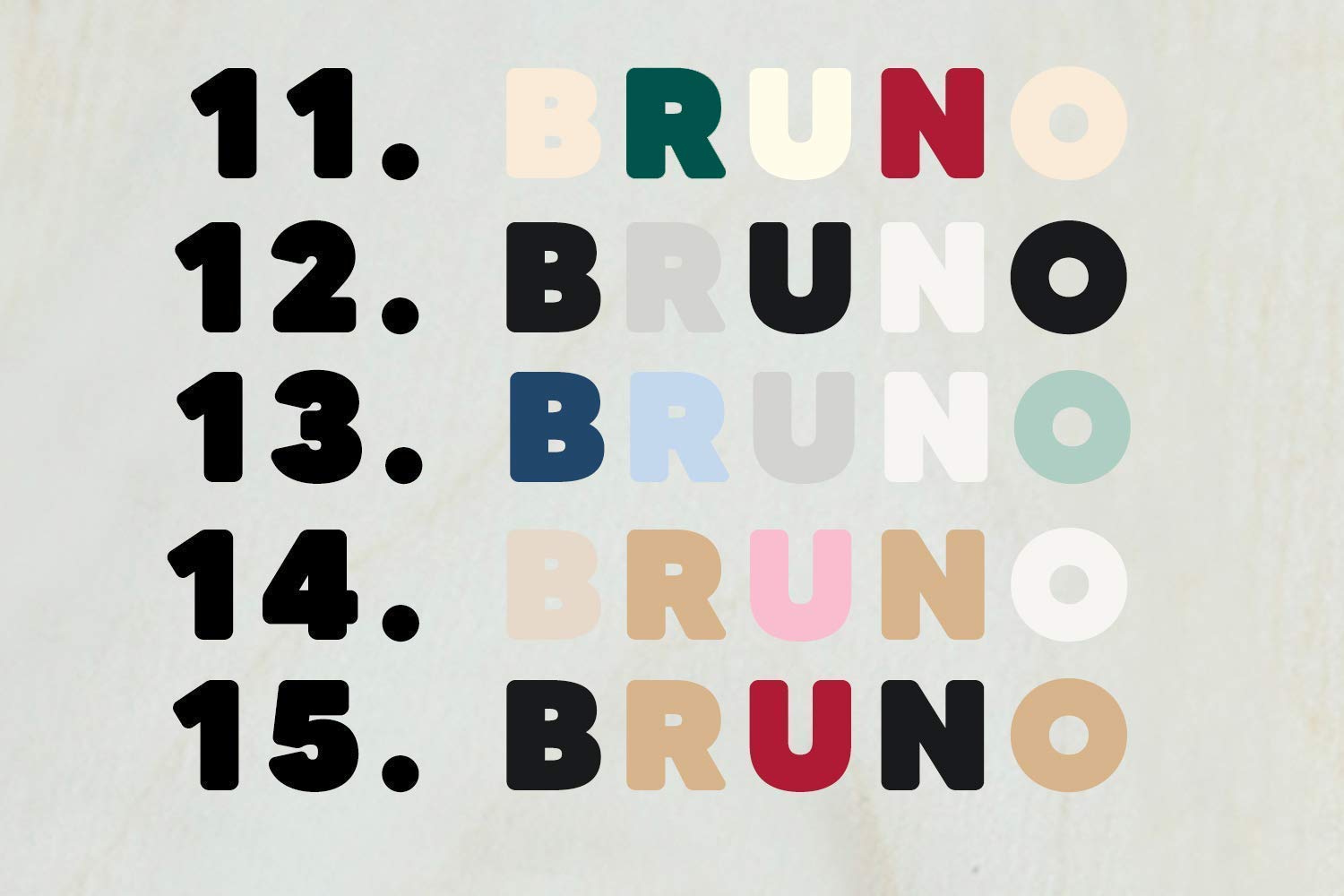 personalised name puzzle with pegs