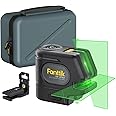 Fanttik D2 APEX Laser Level with Plumb Points, 100 ft Self-Leveling Green Cross Line Laser with LED Display, 170° Horizontal Wide Angle, Magnetic Bracket, for Picture Hanging and Home Improvement