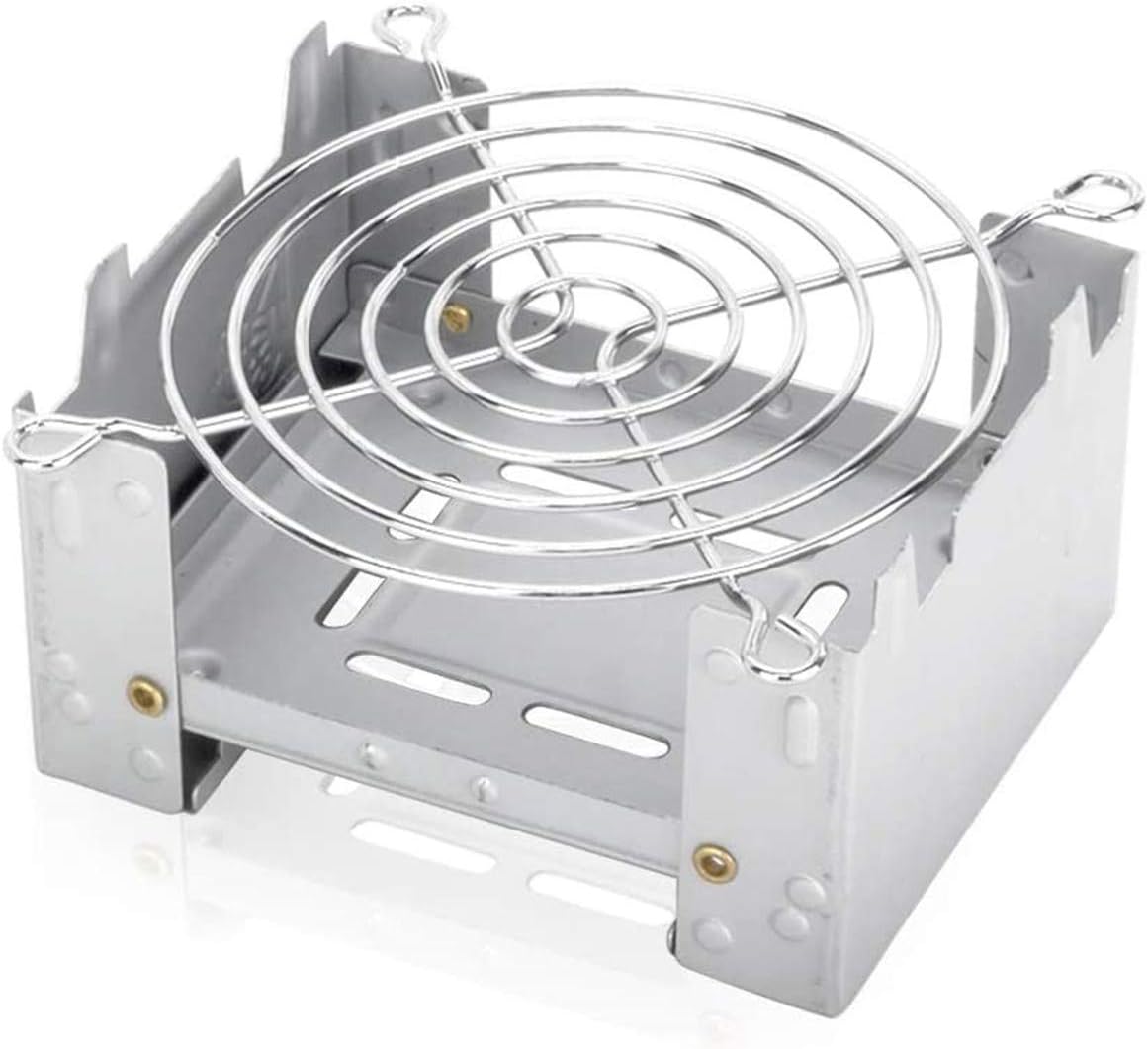 Amazon ポケットストーブ 五徳 固形燃料ストーブ セット収納袋付き 登山 キャンプ 釣り 防災グッズ 野外 バーベキュー用 折りたたみ式 コンパクト 軽量 携帯便利 Yokellmux シングルバーナー