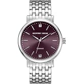 Geoffrey Beene Men's Watch, Wrist Watch for Men | 41mm Round Case, Sunray Dial, Bracelet, Diamond Accent