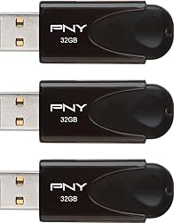 PNY 32GB Attaché 4 USB 2.0 Flash Drive 3-Pack