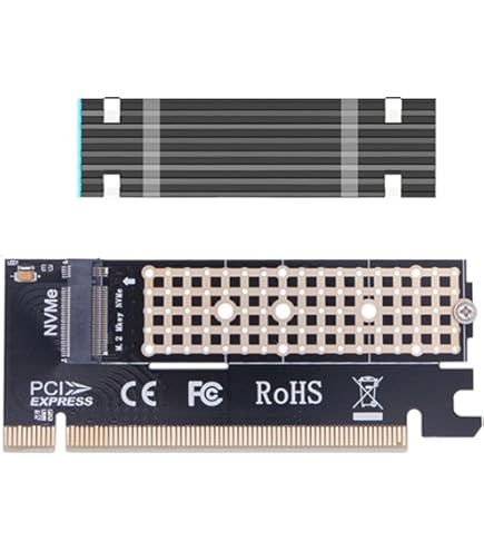 Amazon.com: JacobsParts M.2 to PCIe NVMe SSD Adapter Card 2242