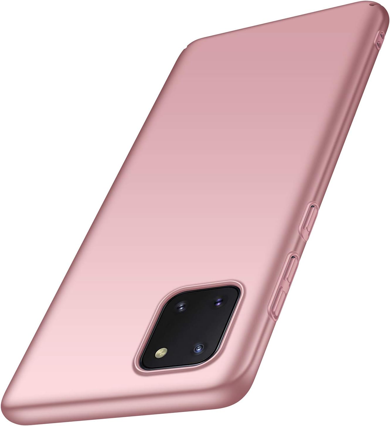 Compatible for Samsung Galaxy A81 Case, Samsung Galaxy Note 10 Lite Case,Tianyd [Color Series] Scratch Resistant Protection [Ultra Thin] PC Protective Cover for Samsung Galaxy A81 (Smooth Pink)