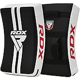 RDX Kick Shield Muay Thai Kickboxing, Heavy Curved Kicking Striking Body Pad, Punching Foot Target MMA Boxing Training, 3 Padded Handles, Martial Arts Karate TKD Taekwondo (ONE PAD ONLY)
