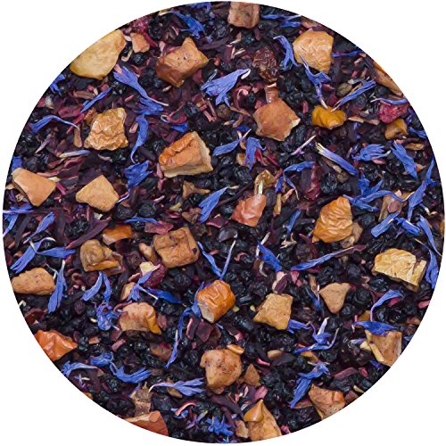 TIESTA TEA BLUEBERRY WILD CHILD, LOOSE LEAF, BLUEBERRY HIBISCUS HERBAL TEA, PREMIUM NON-CAFFEINATED FRUIT BLEND, MAKE HOT OR ICED & BREWS UP TO 25 CUPS, 1.8 OUNCE RESEALABLE POUCH