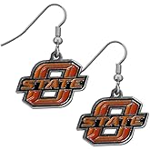 NCAA Siskiyou Sports Womens Oklahoma State Cowboys Chrome Dangle Earrings One Size Team Colors
