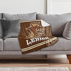 Lehigh University Primary Logo Stripes Sherpa