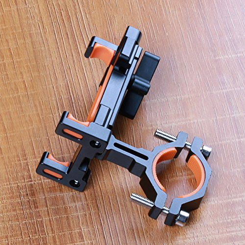 SpoLite Universal Premium Bike Phone Mount for Motorcycle - Bike Handlebars, Adjustable, Fits iPhone X, 8 | 8 Plus, 7 | 7 Plus, iPhone 6s | 6s Plus, Galaxy S7, S6, S5, Holds Phones Up To 3.94" Wide - Thumbnail 5