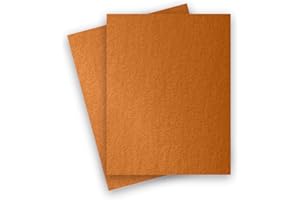 2PBASICS Stardream Metallic - 8.5X11 Paper - COPPER - 81lb Text (120gsm) - 25 PK