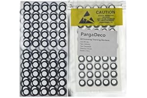 PARGADECO 6.0mm 3D Scanner Positioning Targets, High Reflective 3D Scanning Markers, Target 3D Scan Tracking Dots Compatible with Creatly Revopoint Artec Shining 3D Einstar Handheld 3D Scanner (550)