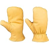 KBar7 Leather Mittens Shell UNLINED Top Grain Goatskin Leather Chopper Mitt in Mens small,med,large,xl,xxl