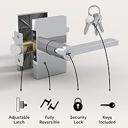 Mega Handles Glamor Entry Lever & Lock Door Handle