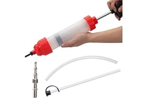 BOYISEN Fluid Extractor Automotive - Oil Suction Syringe Pump Manual Extraction Filling Pump for Power Steering Gear Oil Transmission Brake Fluid Extractor (350CC)