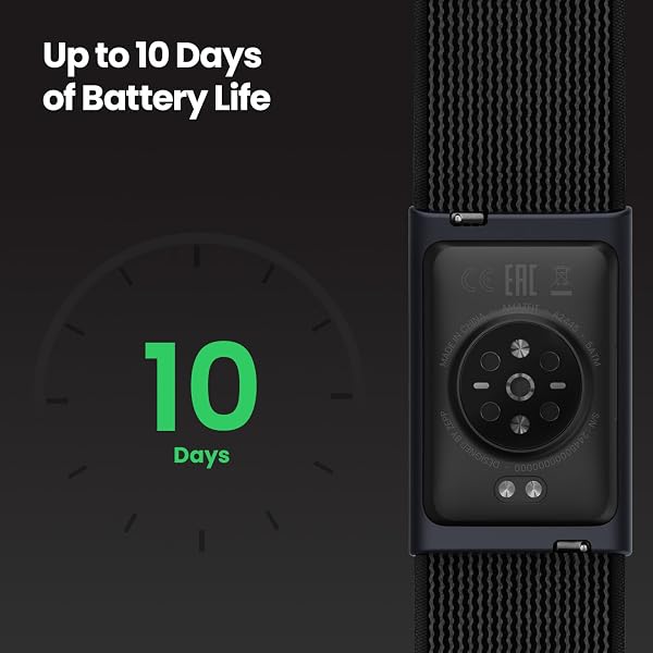 AMAZFIT HELIO STRAP FITNESS TRACKER WRISTBAND, 24/7 ACTIVITY & SLEEP TRACKER WITH HEART RATE, 10 DAYS BATTERY, 27 SPORTS MODES, STRENGTH TRAINING, HYROX RACE, SUBSCRIPTION FREE FOR ANDROID & IPHONE