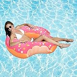 Swimming Pool Floats Inflatable Donut with Two-Bite for All Ages Swim Ring by Mounchain