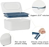 Seposeve Wipes Dispenser Blue One-Hand Operation 80 Wipes Capacity view 3