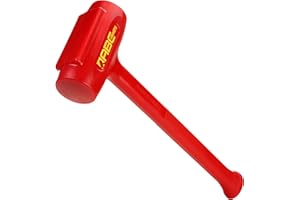 ABC HAMMERS Dead Blow Sledge Hammer - 5.5 lb. Polyurethane Hammer with Steel Reinforced Handle & 20" Overall Length - ABC7DB