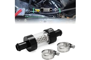 WIKIBB 5/8" Universal Filter Inline Heater Core Coolant Filter and Inspection System Stainless Steel Filter Mesh Matching Fixture…